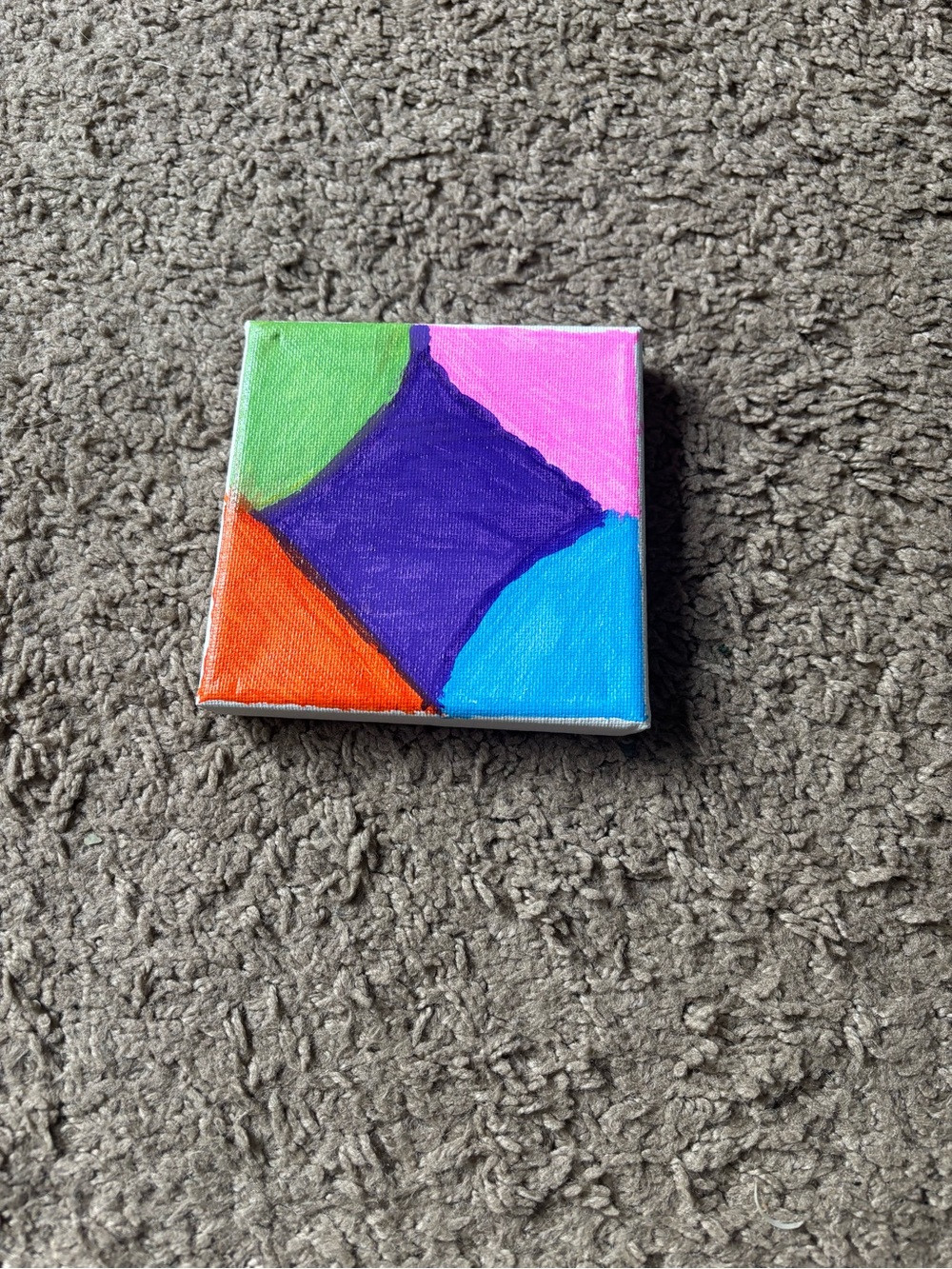 Colorful mini Craft Canvas Panel - Multicolor - Picture 7 of 7
